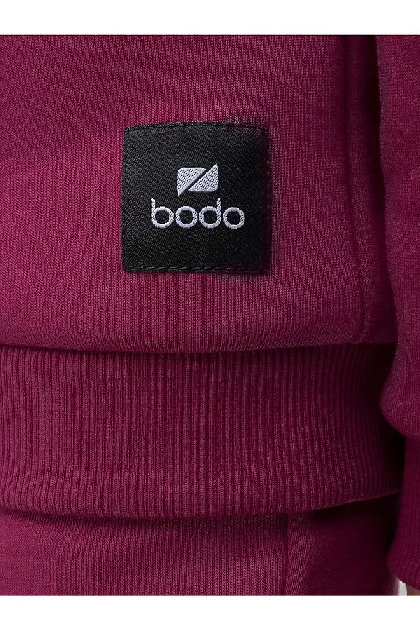 Костюм (Толстовка+Брюки) BODO, пурпурный - фото 2