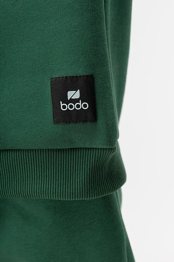 Костюм (Толстовка+Брюки) BODO, лесная зелень - фото 2