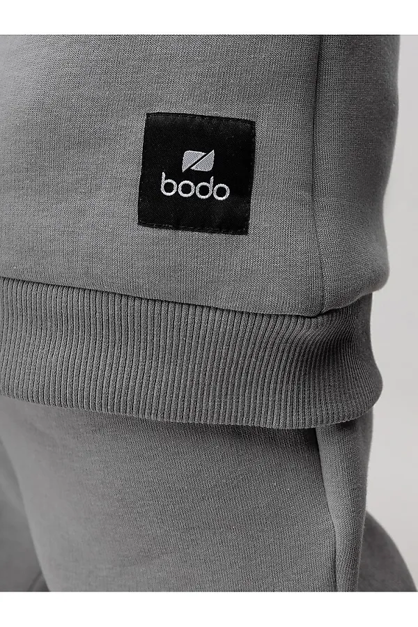 Костюм (Толстовка+Брюки) BODO, светло-серый - фото 2