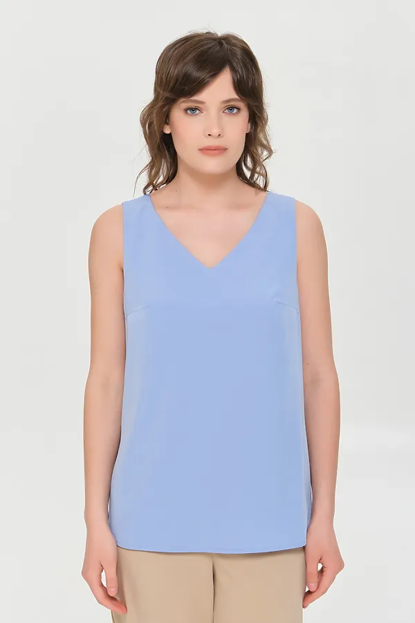 Топ PRIZ, васильковый - фото 2