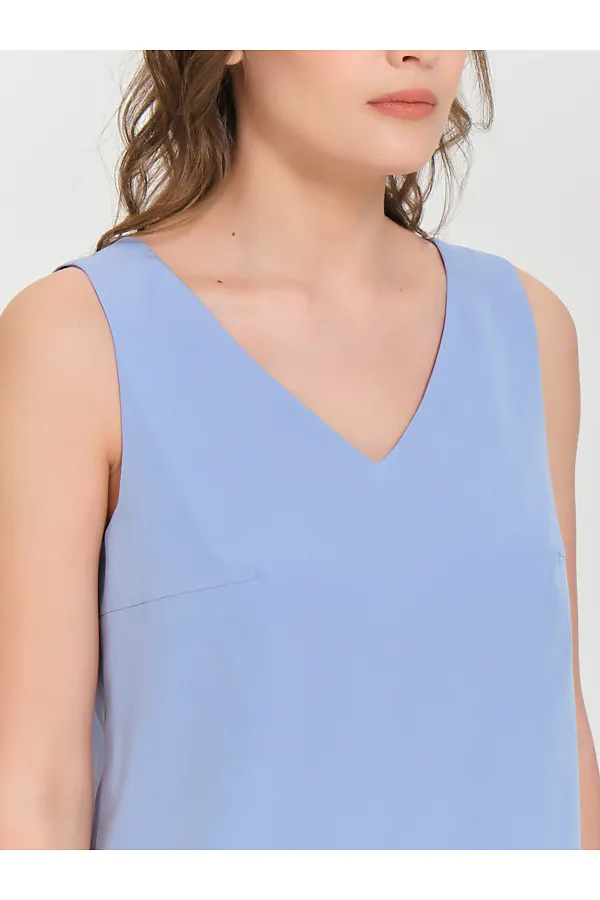 Топ PRIZ, васильковый - фото 2