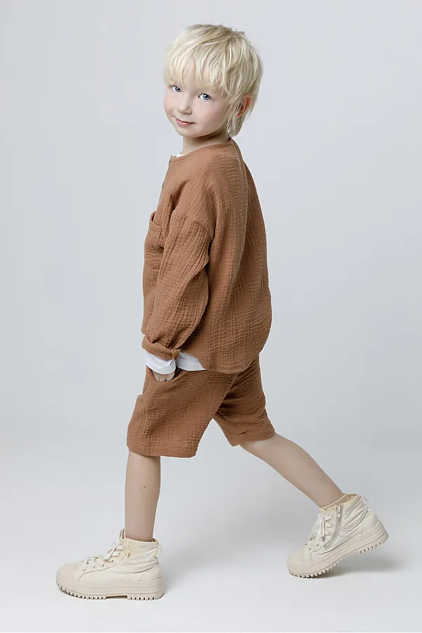 Шорты CROCKID, коричневый - фото 2
