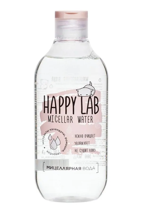 Happy Lab Мицеллярная вода для лица, 300 мл KRISTALLER, прозрачный - фото 2