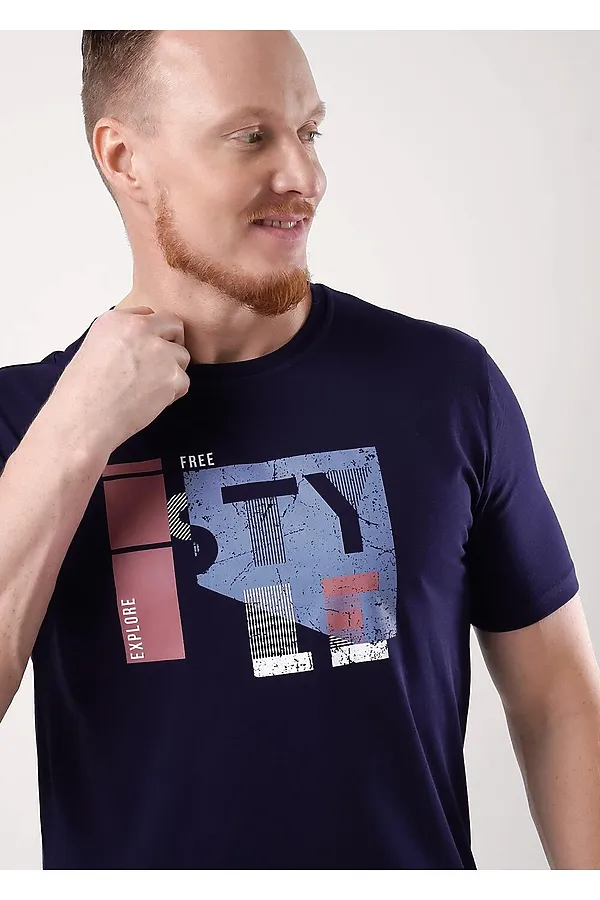 Футболка CLEVER, т.синий - фото 2
