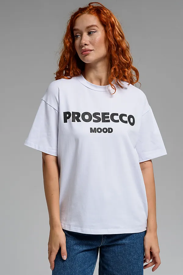 Футболка 8506/1 НАТАЛИ, белый+prosecco - фото 2