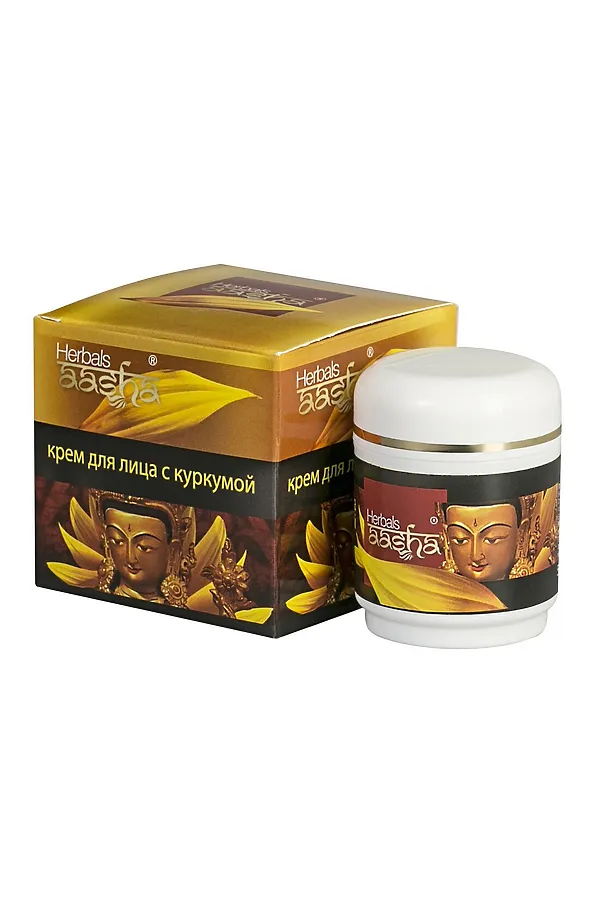 Aasha Herbals Крем для лица с куркумой, 50 мл KRISTALLER, куркума - фото 2