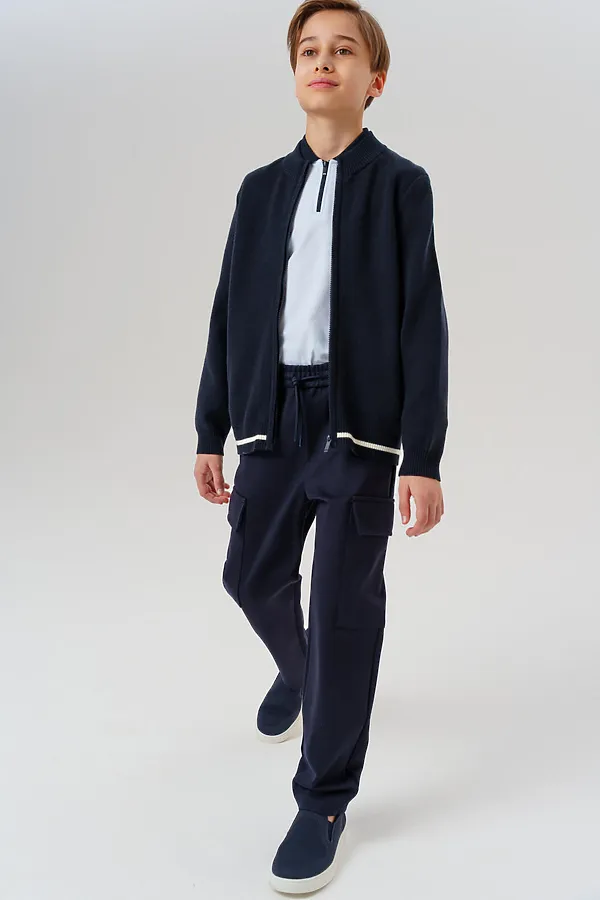 Кардиган PLAYTODAY, тёмно-синий - фото 2