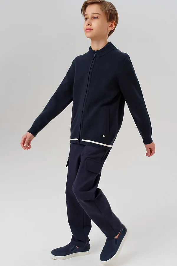 Кардиган PLAYTODAY, тёмно-синий - фото 2