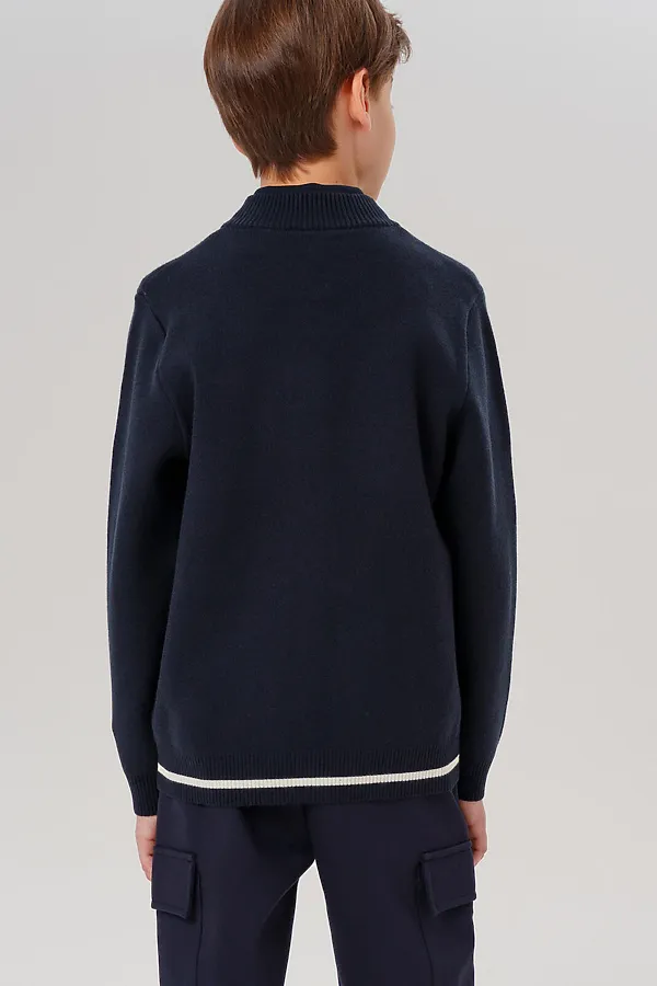 Кардиган PLAYTODAY, тёмно-синий - фото 2