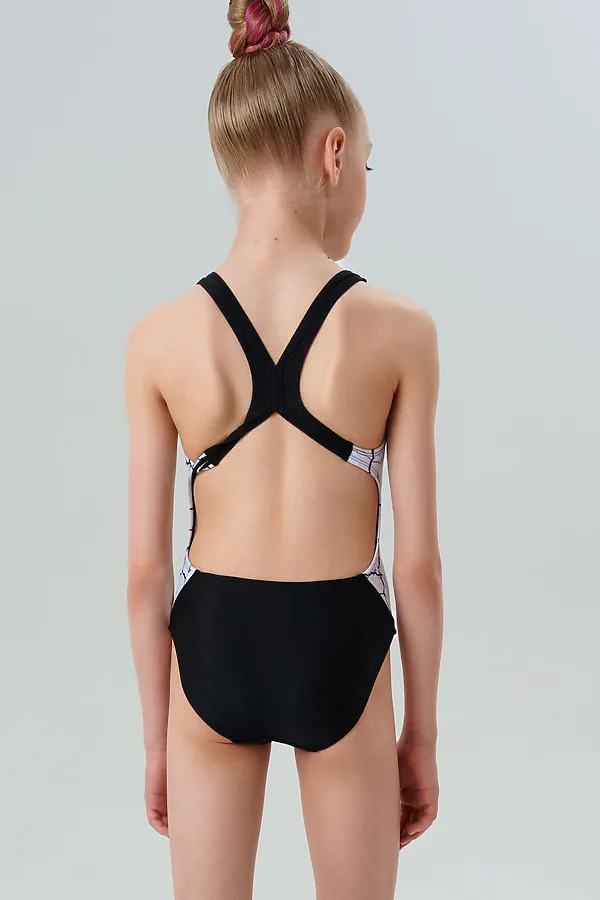 Купальник PLAYTODAY, черный,белый - фото 2