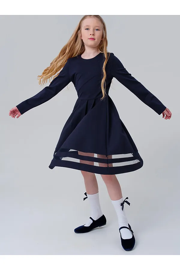 Платье PLAYTODAY, тёмно-синий - фото 2