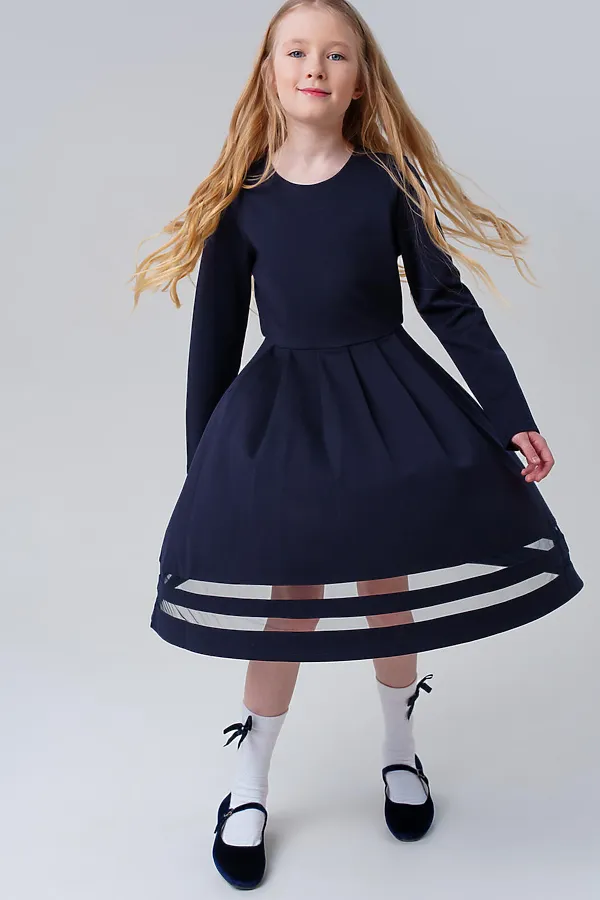 Платье PLAYTODAY, тёмно-синий - фото 2