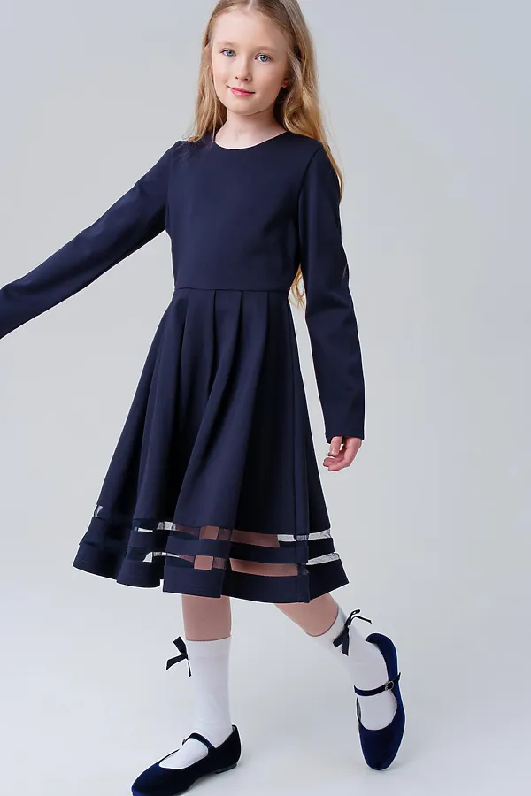 Платье PLAYTODAY, тёмно-синий - фото 2