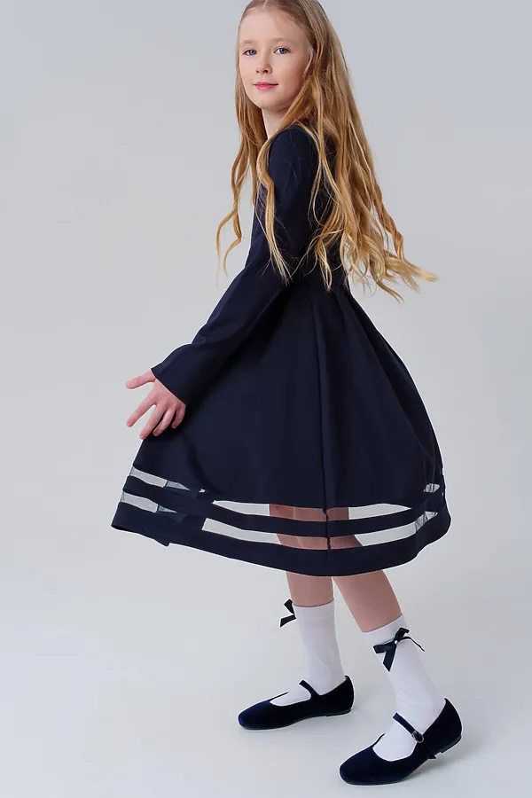 Платье PLAYTODAY, тёмно-синий - фото 2