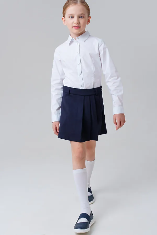 Юбка-шорты PLAYTODAY, тёмно-синий - фото 2