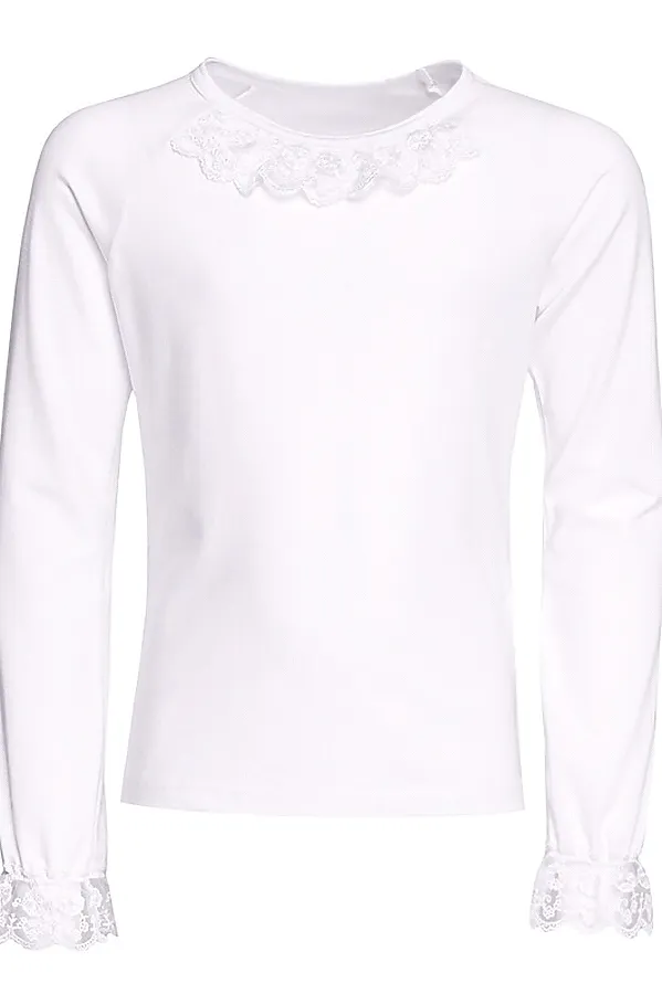 Лонгслив АПРЕЛЬ, белый - фото 2