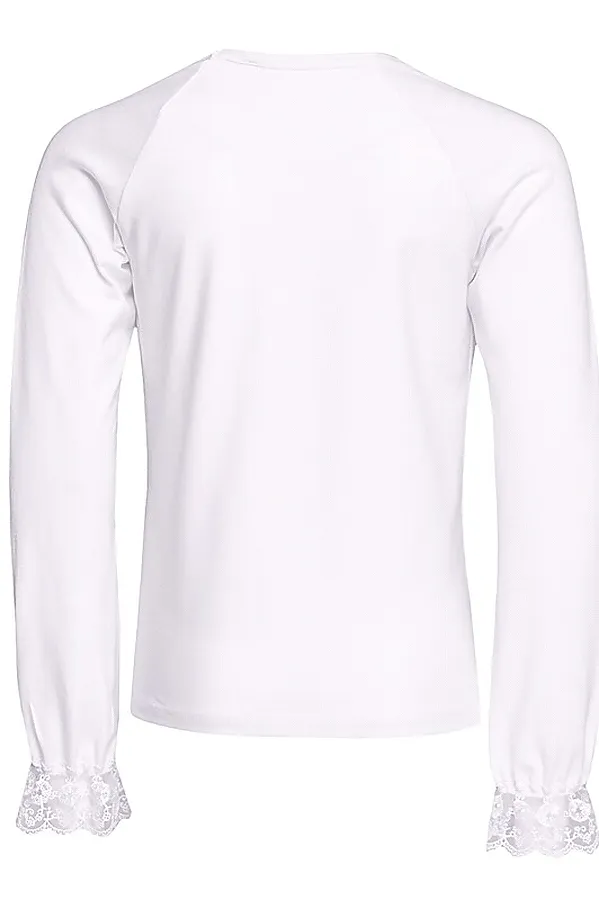 Лонгслив АПРЕЛЬ, белый - фото 2