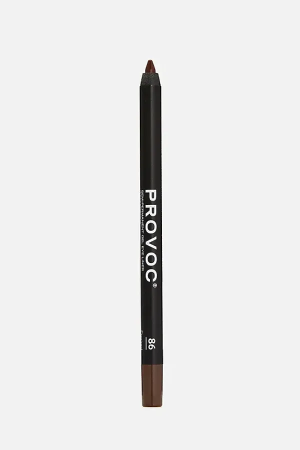 Provoc Гелевый карандаш-подводка для глаз водостойкий / Semi Permanent Gel Eye Liner №86 Desired, шоколадный KRISTALLER, №86 desired, шоколадный - фото 2