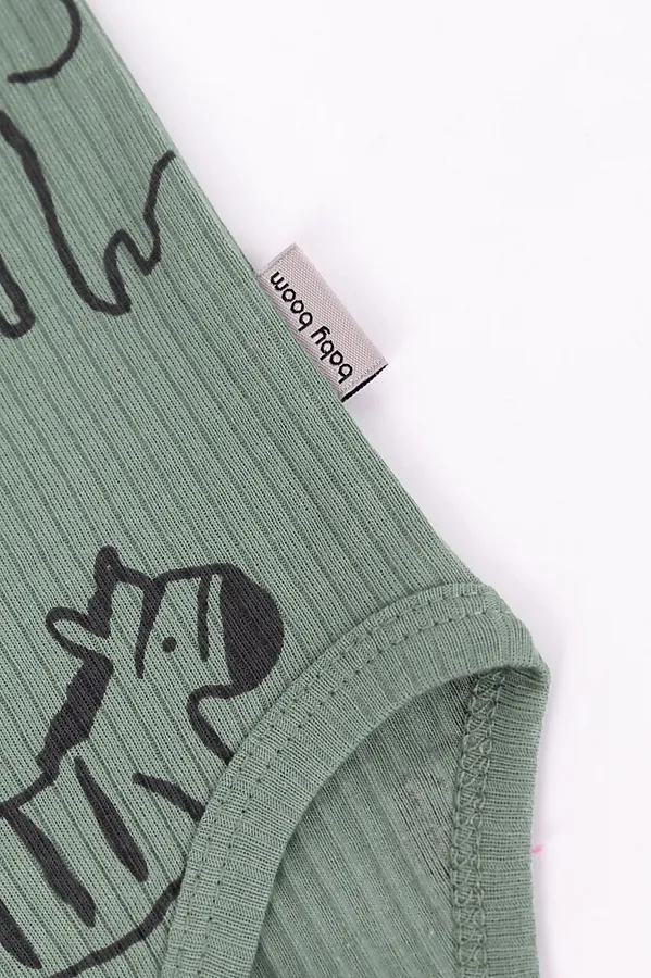 Боди BABY BOOM, сафари на шалфее - фото 2