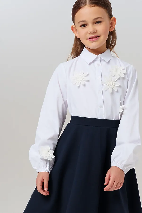 Блуза PLAYTODAY, белый - фото 2