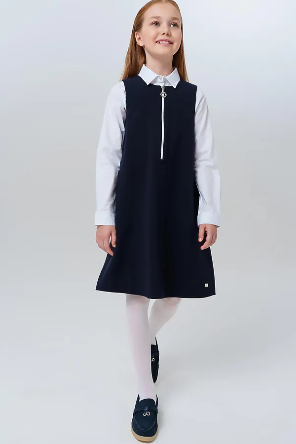 Сарафан PLAYTODAY, тёмно-синий - фото 2