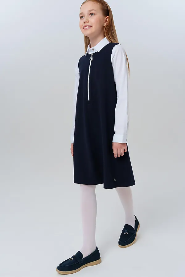 Сарафан PLAYTODAY, тёмно-синий - фото 2