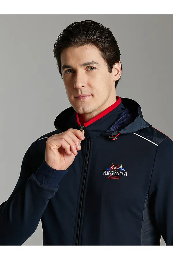 Костюм (Толстовка+Брюки) ADDIC-SPORT, темно-синий - фото 2