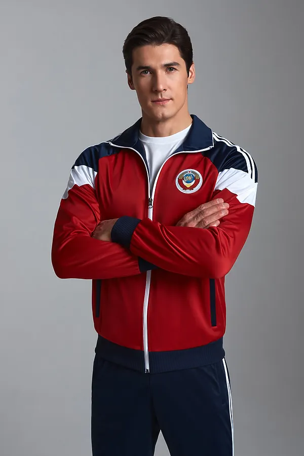 Костюм (Толстовка+Брюки) ADDIC-SPORT, красный - фото 2