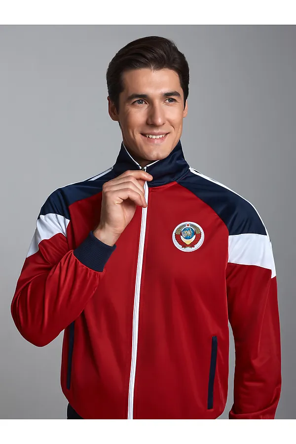 Костюм (Толстовка+Брюки) ADDIC-SPORT, красный - фото 2