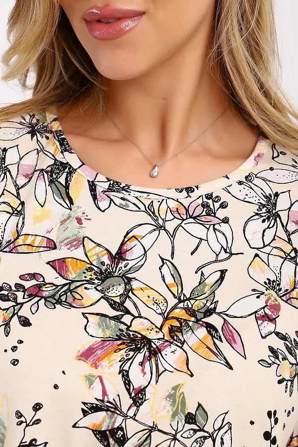 Платье 21113 НАТАЛИ, бежевый - фото 2