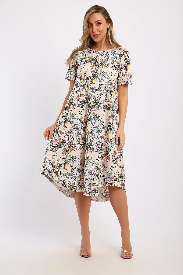 Платье 21113 НАТАЛИ, бежевый - фото 2