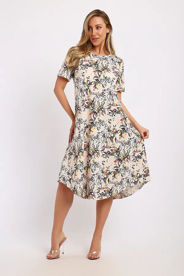 Платье 21113 НАТАЛИ, бежевый - фото 2