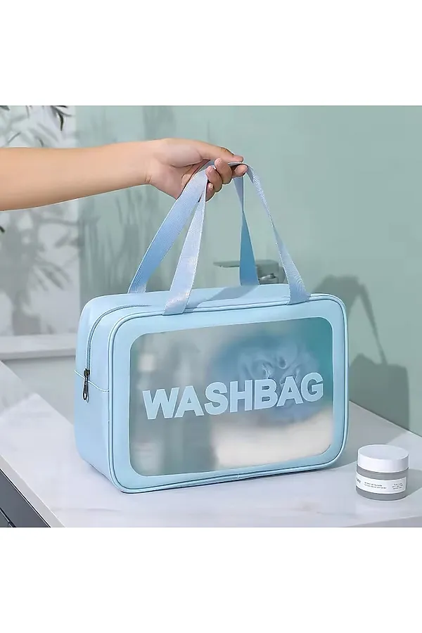 Kristaller Косметичка Washbag rectangular big, голубой KRISTALLER, голубой - фото 2