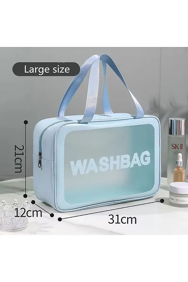 Kristaller Косметичка Washbag rectangular big, голубой KRISTALLER, голубой - фото 2