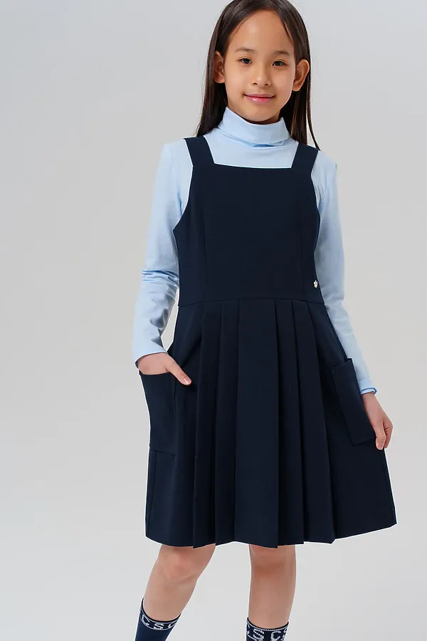 Сарафан PLAYTODAY, тёмно-синий - фото 2