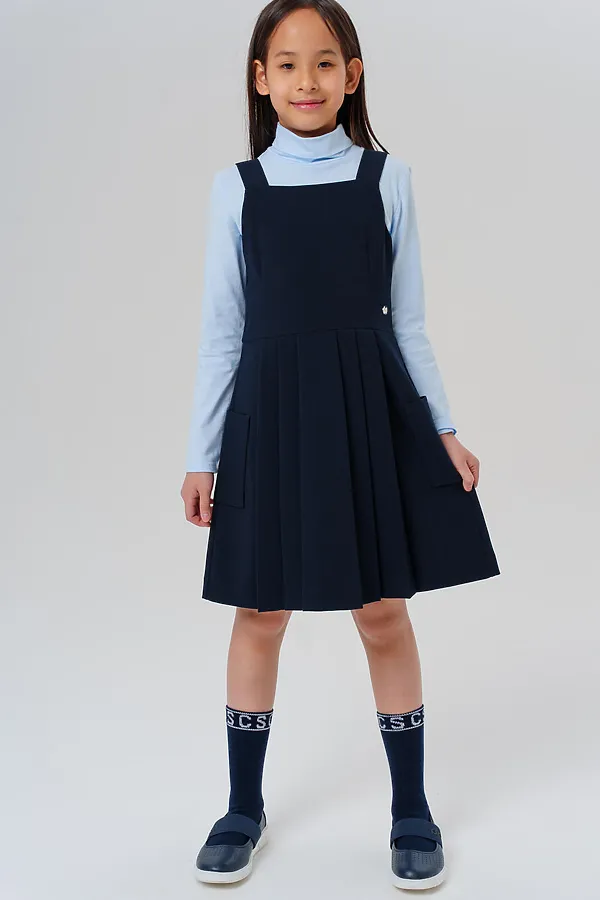 Сарафан PLAYTODAY, тёмно-синий - фото 2
