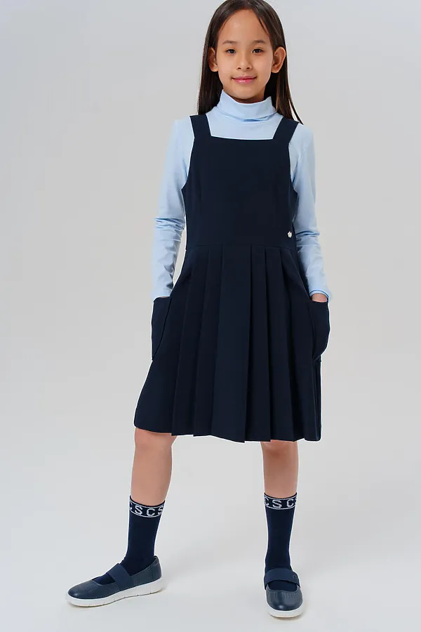 Сарафан PLAYTODAY, тёмно-синий - фото 2