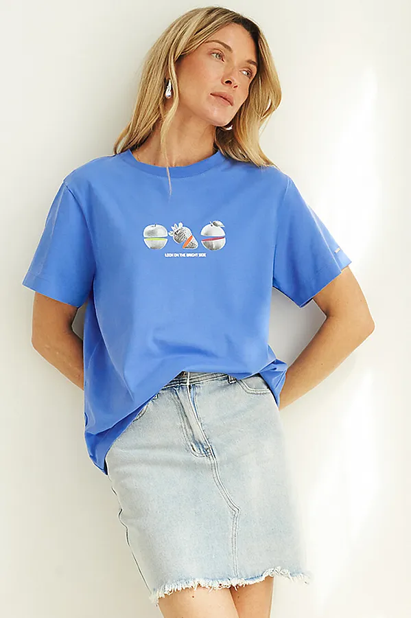 Футболка VILATTE WEAR, васильковый_фрукты - фото 2