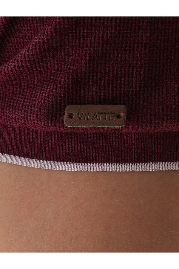 Футболка-поло VILATTE WEAR, бургунди - фото 2