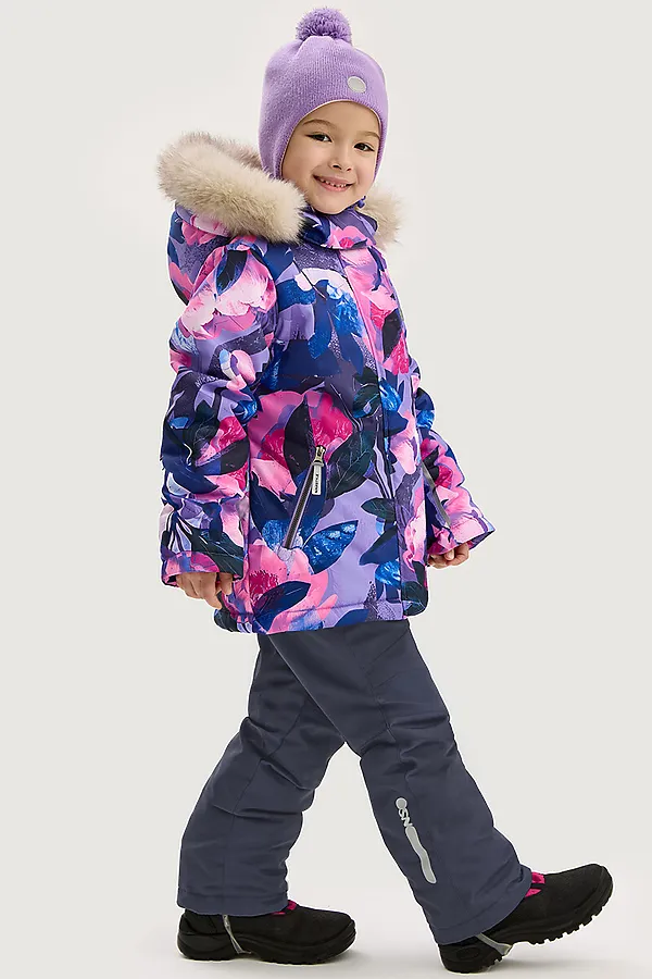 Комплект (Куртка+Брюки) NIKASTYLE, фиолет/графит - фото 2