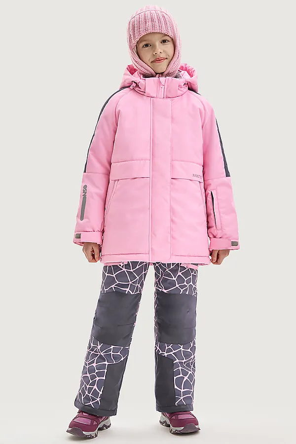 Костюм (Куртка+Брюки) NIKASTYLE, розовый/инжир - фото 2