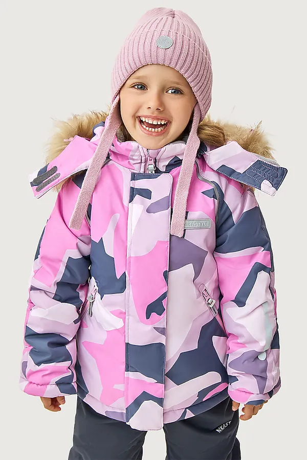 Костюм (Куртка+Брюки) NIKASTYLE, розовый/графит - фото 2
