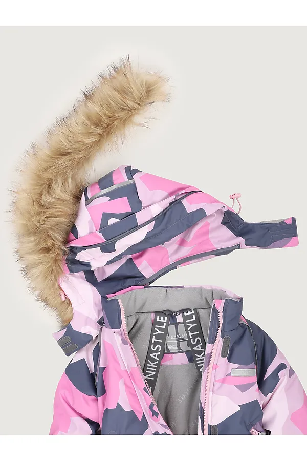 Костюм (Куртка+Брюки) NIKASTYLE, розовый/графит - фото 2
