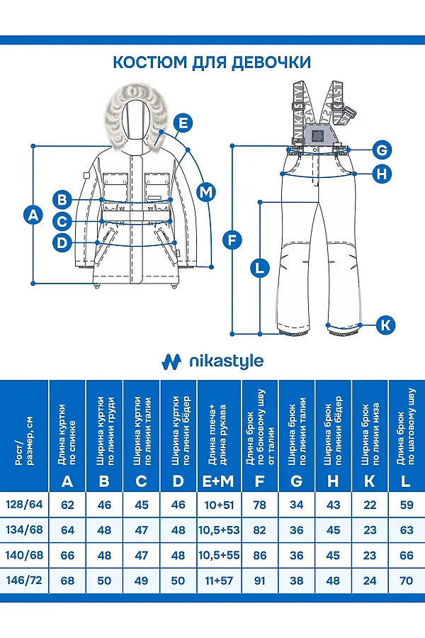 Комплект (Куртка+Брюки) NIKASTYLE, орхидея - фото 2