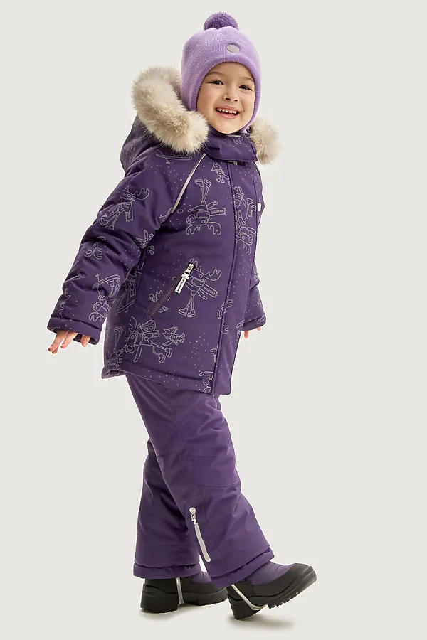 Комплект (Куртка+Брюки) NIKASTYLE, фиолет - фото 2