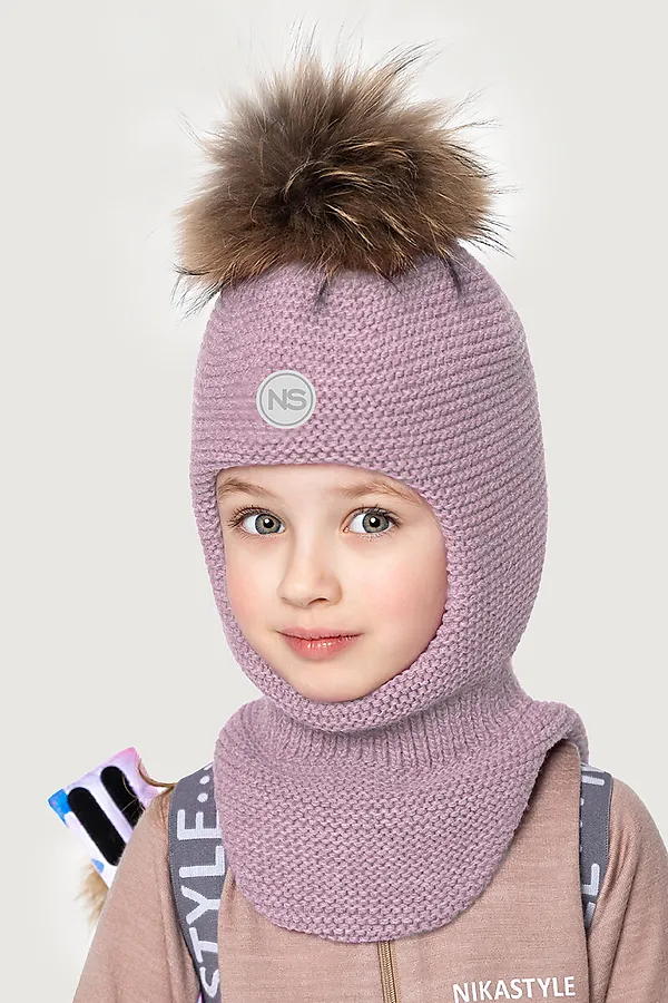 Балаклава NIKASTYLE, сухая роза - фото 2