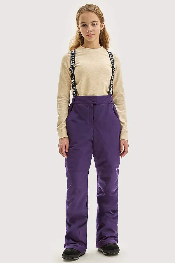 Брюки NIKASTYLE, фиолет - фото 2