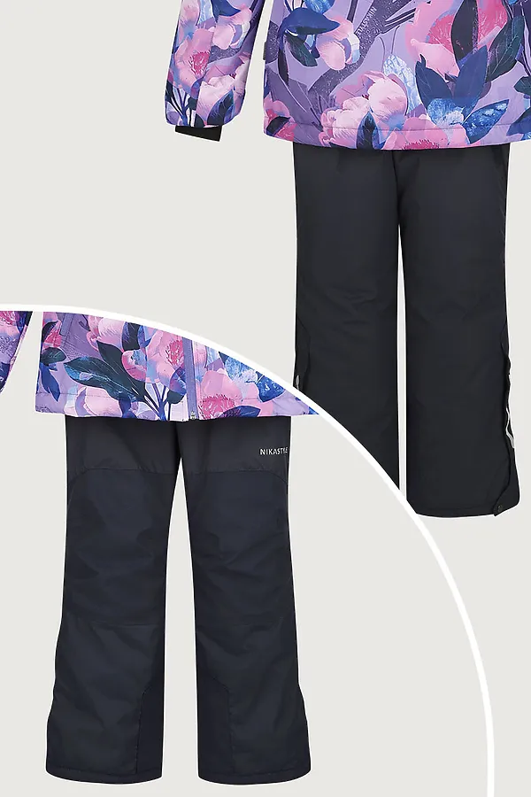 Костюм (Куртка+Брюки) NIKASTYLE, фиолет/графит - фото 2