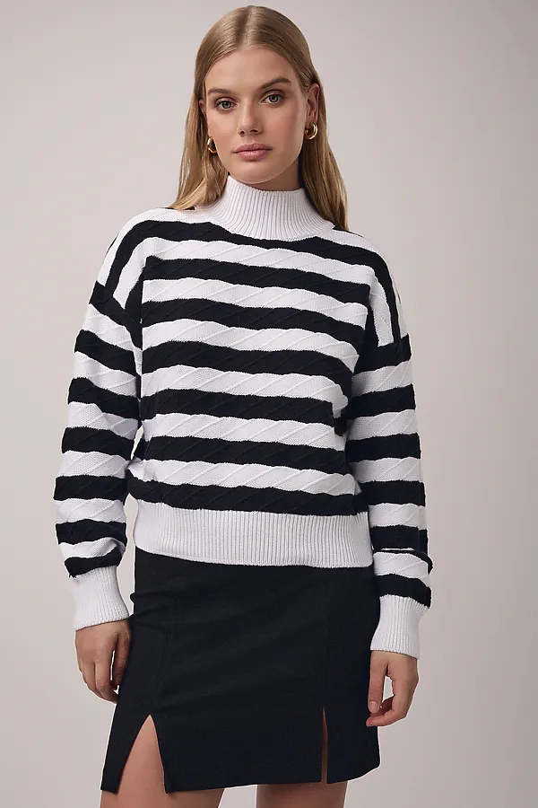 Свитер CONTE ELEGANT, white-black - фото 2