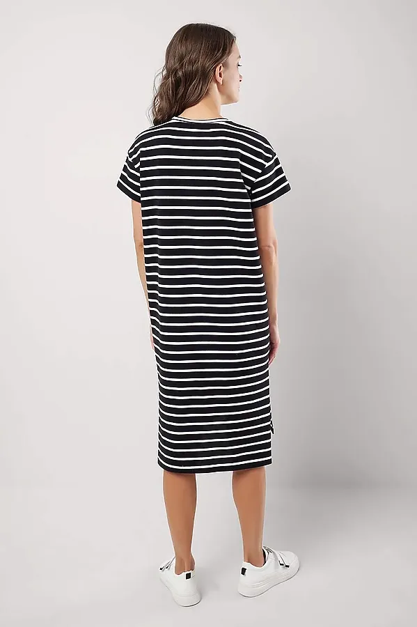 Платье CLEVER, чёрный/молочный - фото 2